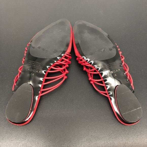 Jaggar Series Knotted Slide in Coral Flat Sandals - Picture 11 of 13